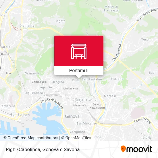 Mappa Righi/Capolinea