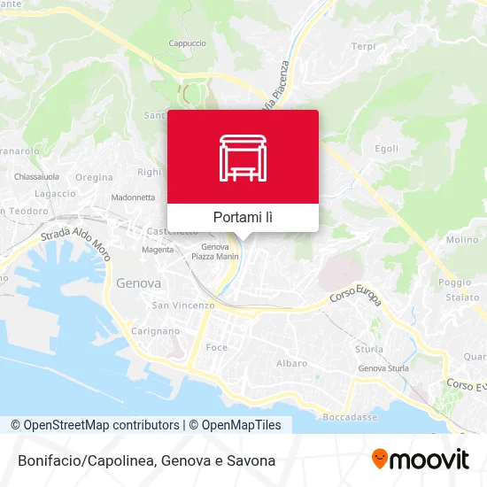Mappa Bonifacio/Capolinea