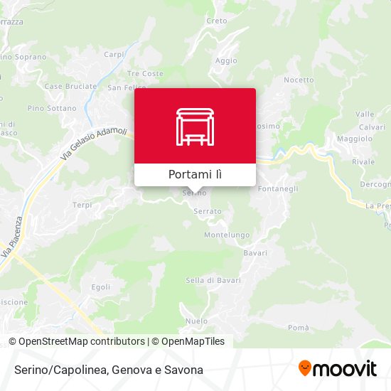 Mappa Serino/Capolinea