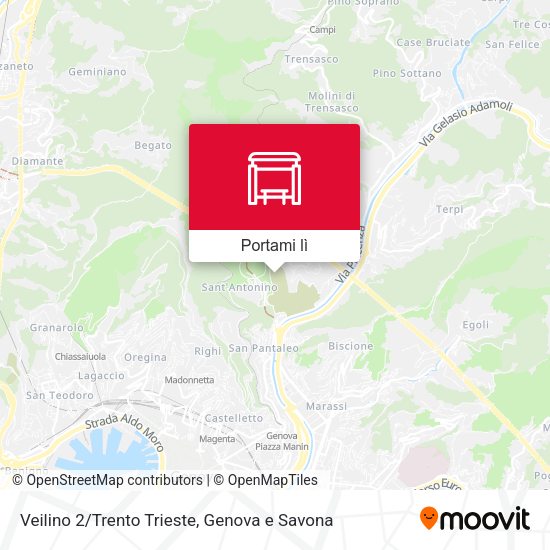 Mappa Veilino 2/Trento Trieste