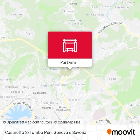 Mappa Casaretto 2/Tomba Peri