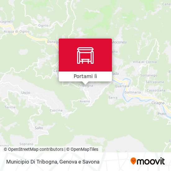 Mappa Municipio Di Tribogna