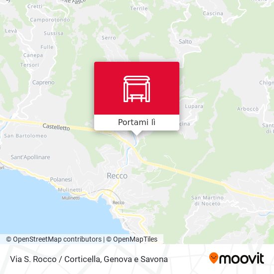Mappa Via S. Rocco / Corticella