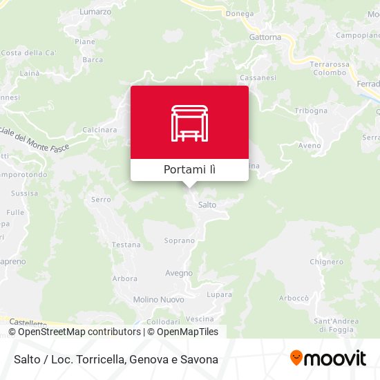 Mappa Salto / Loc. Torricella