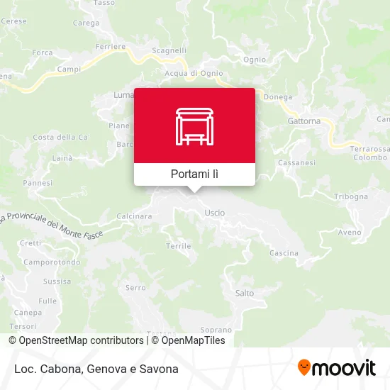 Mappa Loc. Cabona