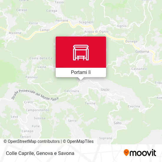 Mappa Colle Caprile