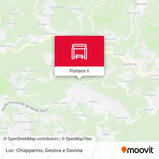 Mappa Loc. Chiapparino