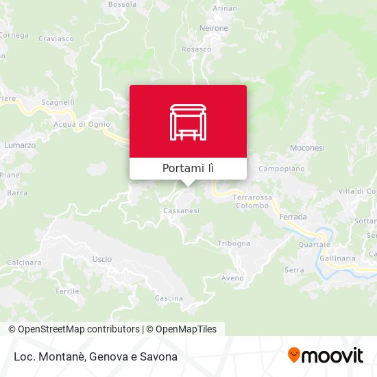 Mappa Loc. Montanè