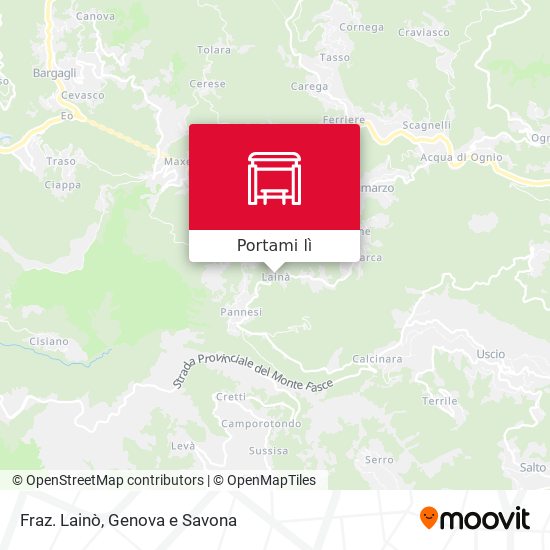 Mappa Fraz. Lainò