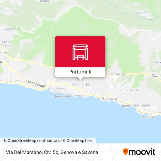 Mappa Via Dei Marsano, Civ. 5c