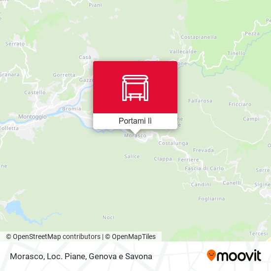 Mappa Morasco, Loc. Piane