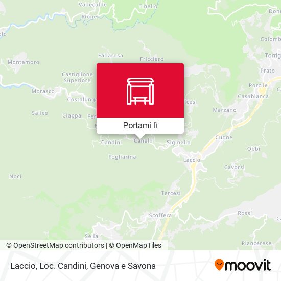 Mappa Laccio, Loc. Candini