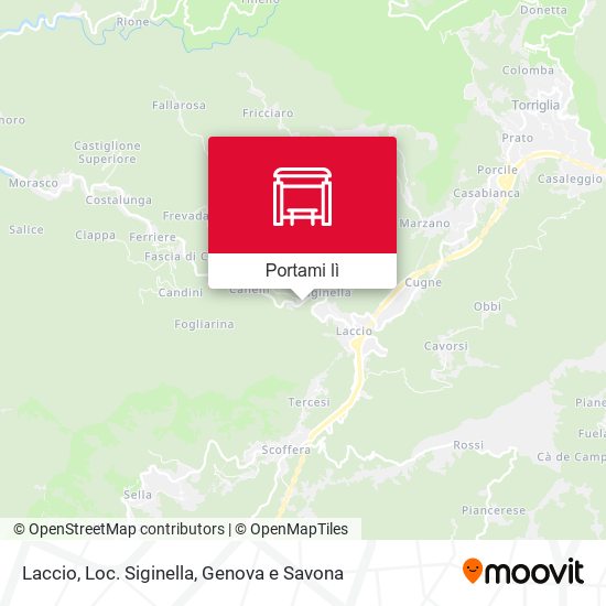 Mappa Laccio, Loc. Siginella