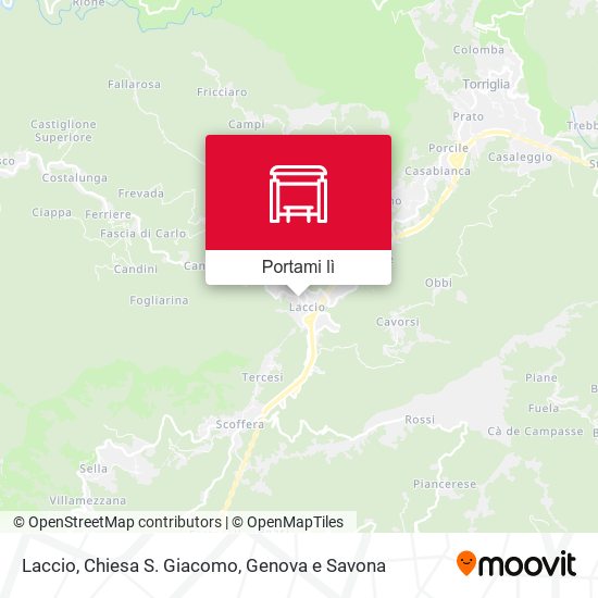 Mappa Laccio, Chiesa S. Giacomo