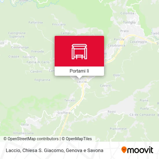 Mappa Laccio, Chiesa S. Giacomo