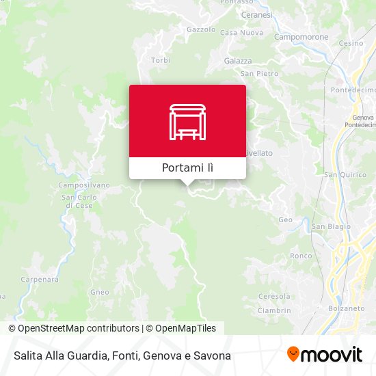 Mappa Salita Alla Guardia, Fonti