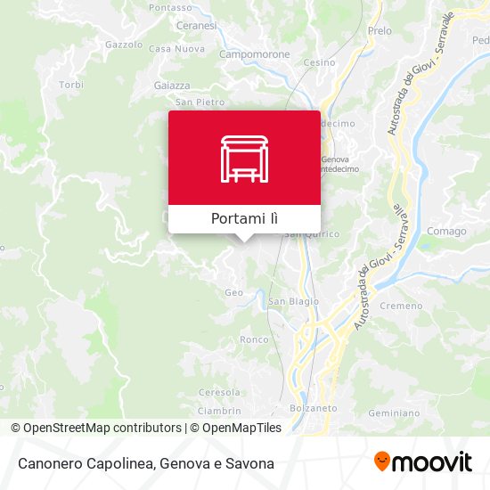 Mappa Canonero Capolinea
