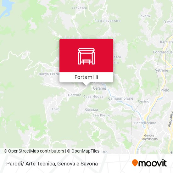 Mappa Parodi/ Arte Tecnica