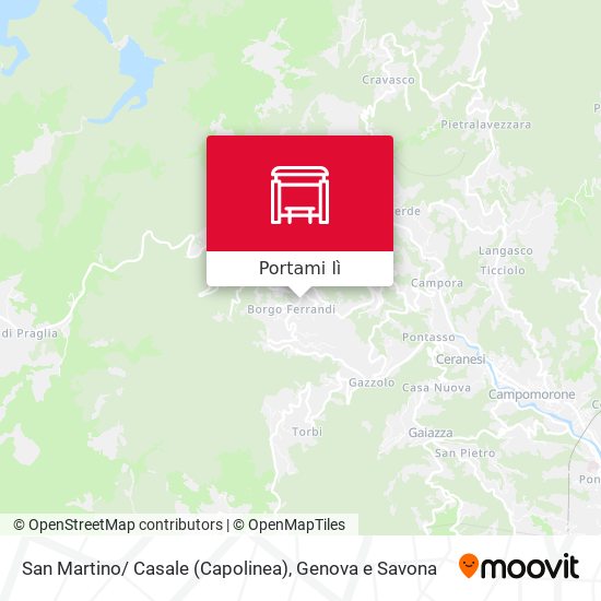 Mappa San Martino/ Casale (Capolinea)