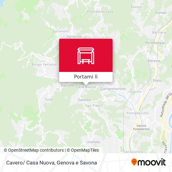 Mappa Cavero/ Casa Nuova