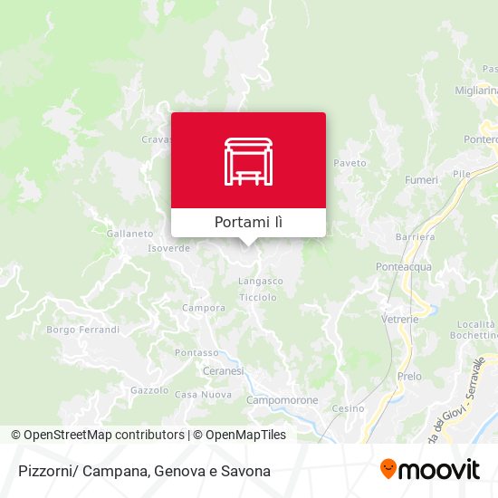 Mappa Pizzorni/ Campana