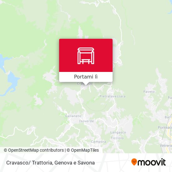 Mappa Cravasco/ Trattoria