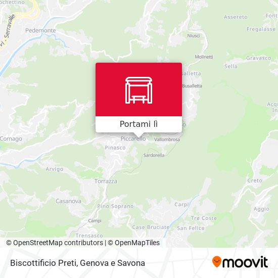 Mappa Biscottificio Preti