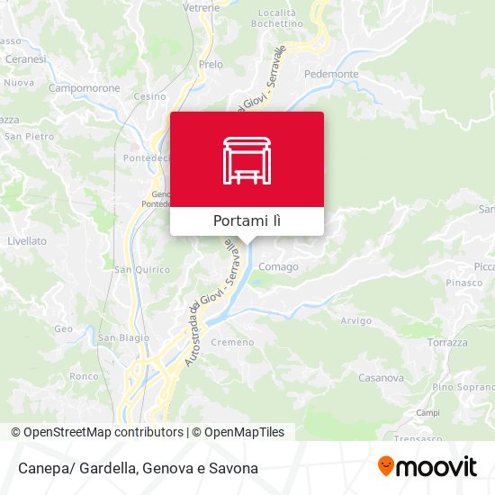 Mappa Canepa/ Gardella