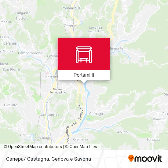 Mappa Canepa/ Castagna