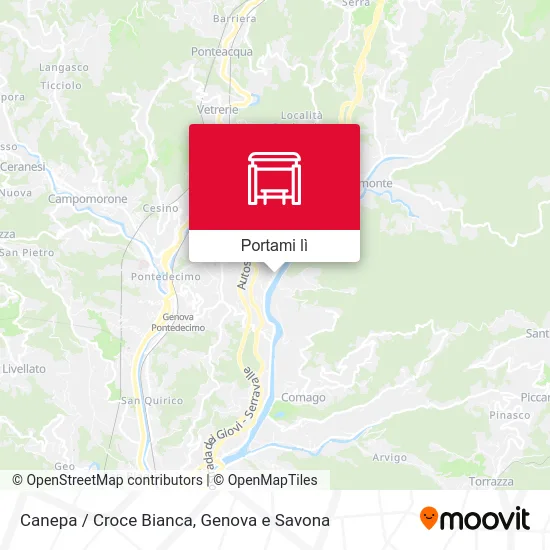 Mappa Canepa / Croce Bianca