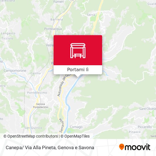 Mappa Canepa/ Via Alla Pineta