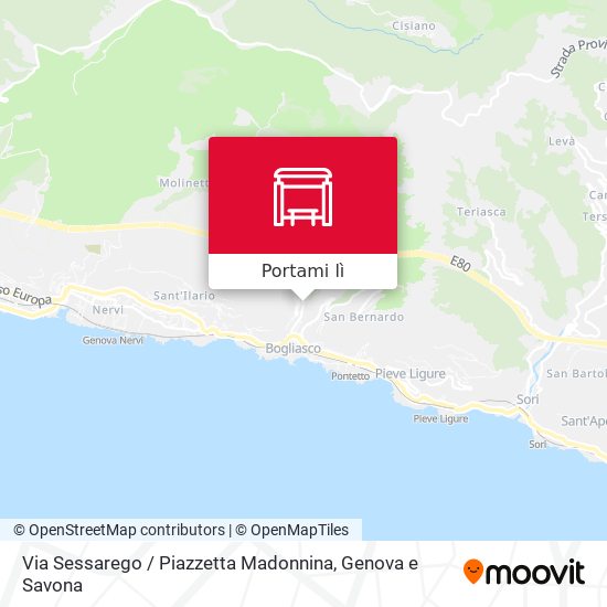 Mappa Via Sessarego / Piazzetta Madonnina