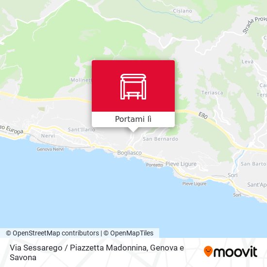 Mappa Via Sessarego / Piazzetta Madonnina