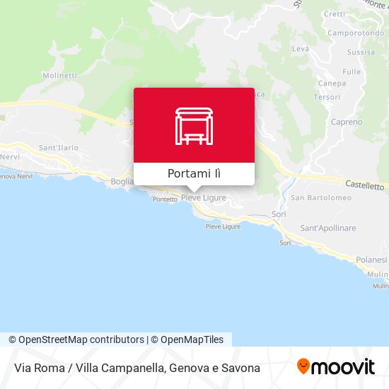 Mappa Via Roma / Villa Campanella