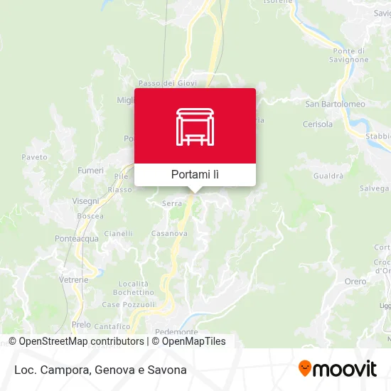 Mappa Loc. Campora