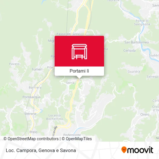 Mappa Loc. Campora