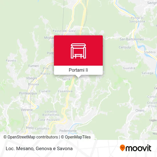 Mappa Loc. Mesano
