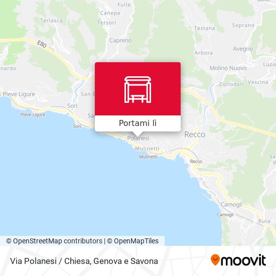 Mappa Via Polanesi / Chiesa