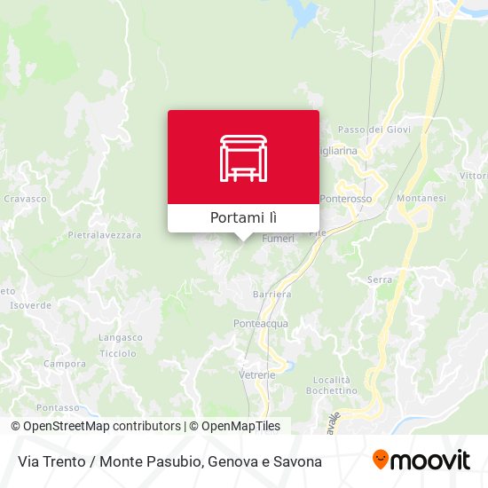 Mappa Via Trento / Monte Pasubio