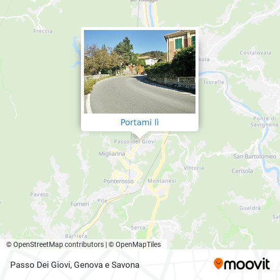 Mappa Passo Dei Giovi