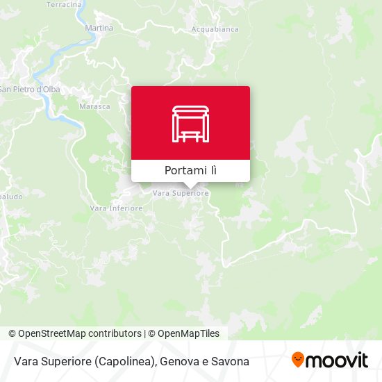 Mappa Vara Superiore (Capolinea)