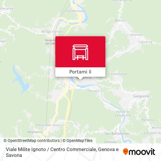 Mappa Viale Milite Ignoto / Centro Commerciale