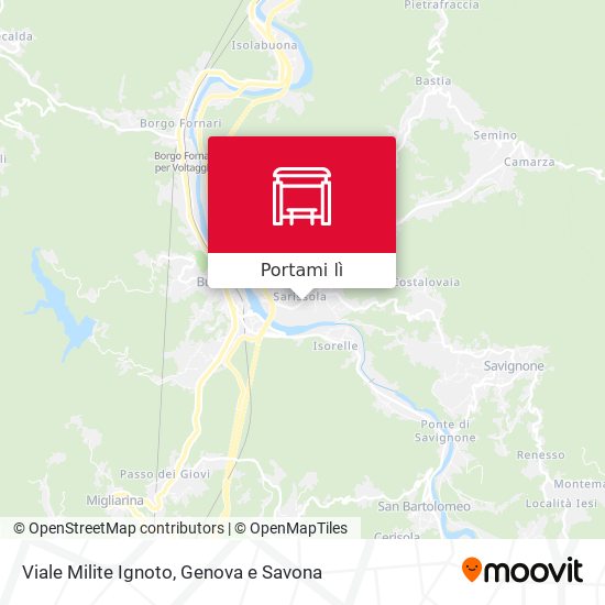 Mappa Viale Milite Ignoto