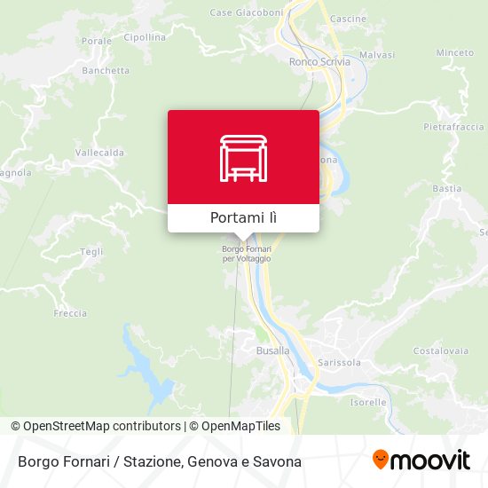 Mappa Borgo Fornari / Stazione