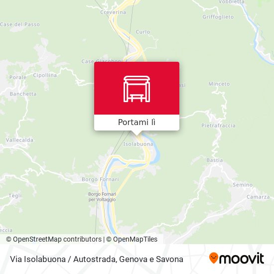 Mappa Via Isolabuona / Autostrada