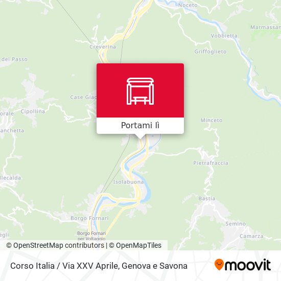 Mappa Corso Italia / Via XXV Aprile