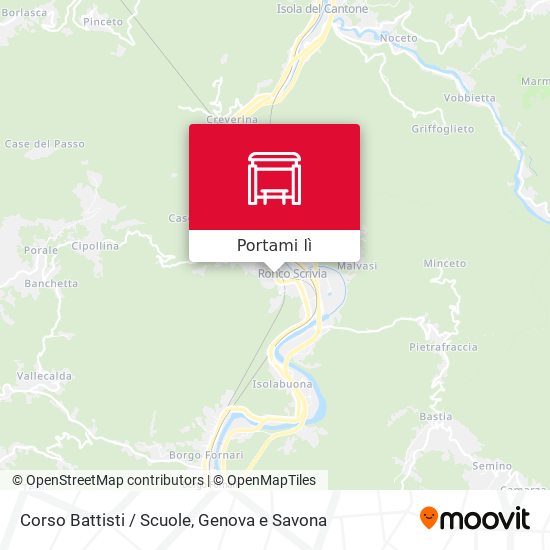 Mappa Corso Battisti / Scuole