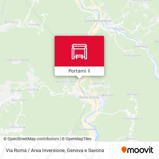 Mappa Via Roma / Area Inversione