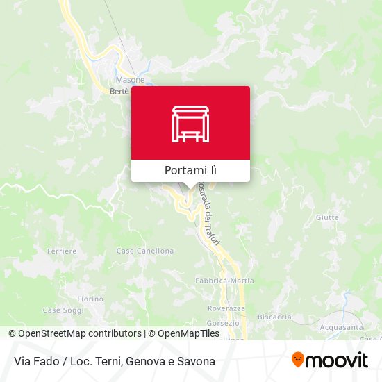 Mappa Via Fado / Loc. Terni