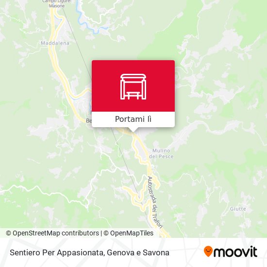Mappa Sentiero Per Appasionata